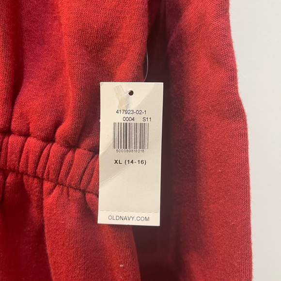 NWT GIRLS FLEECE SWEATER DRESS - Picture 2 of 2